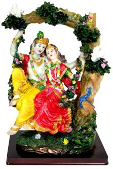 Radha Krishna on Swing 12"